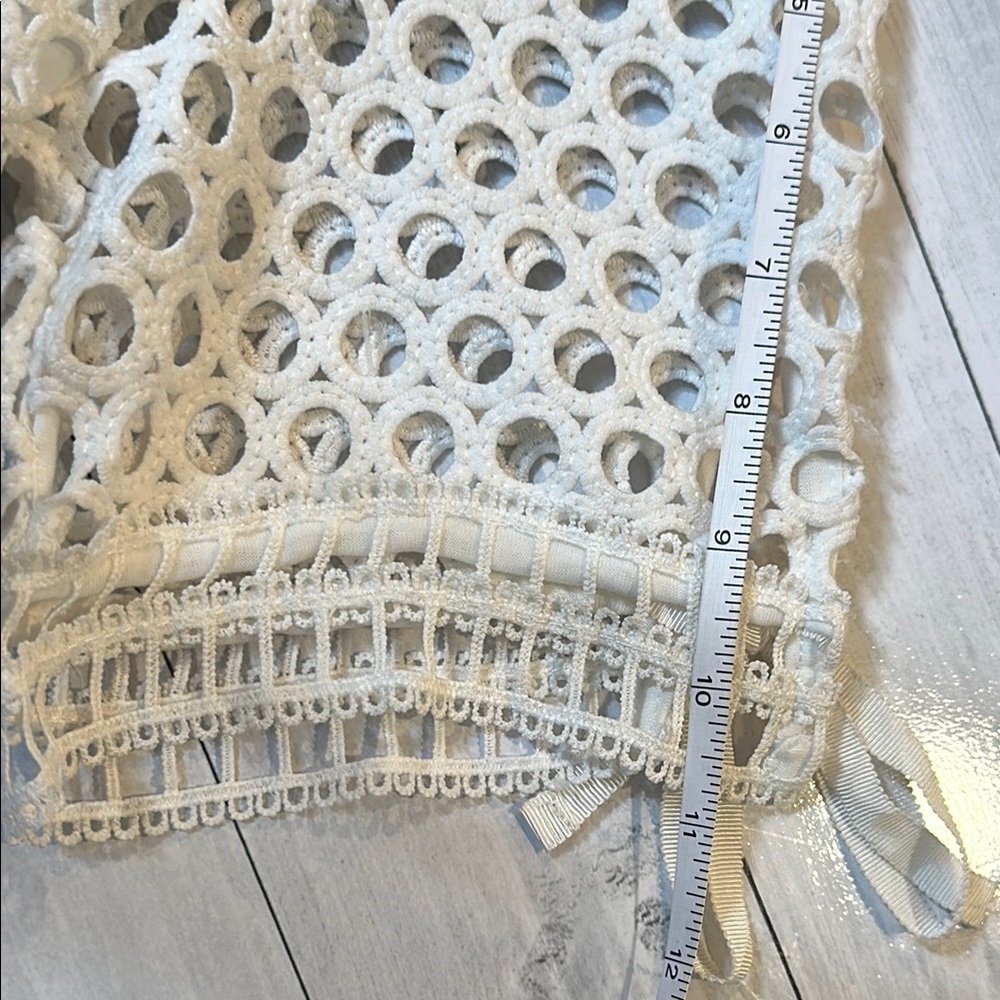 Simply Couture Sz Large (Juniors) White A-Line Lace Midi Dress • NWT! - Picture 12 of 12